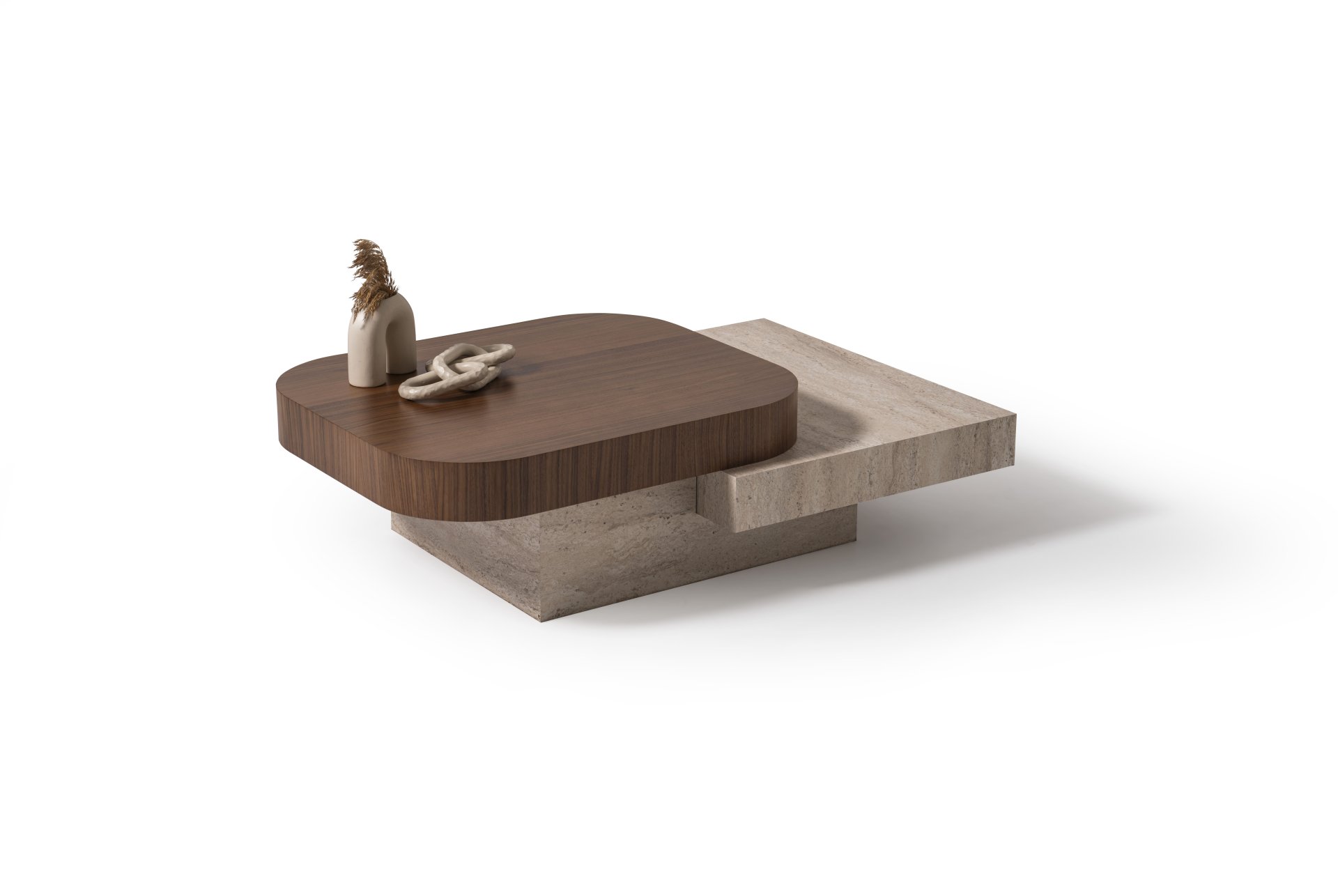 Walnut Travertine Coffee
